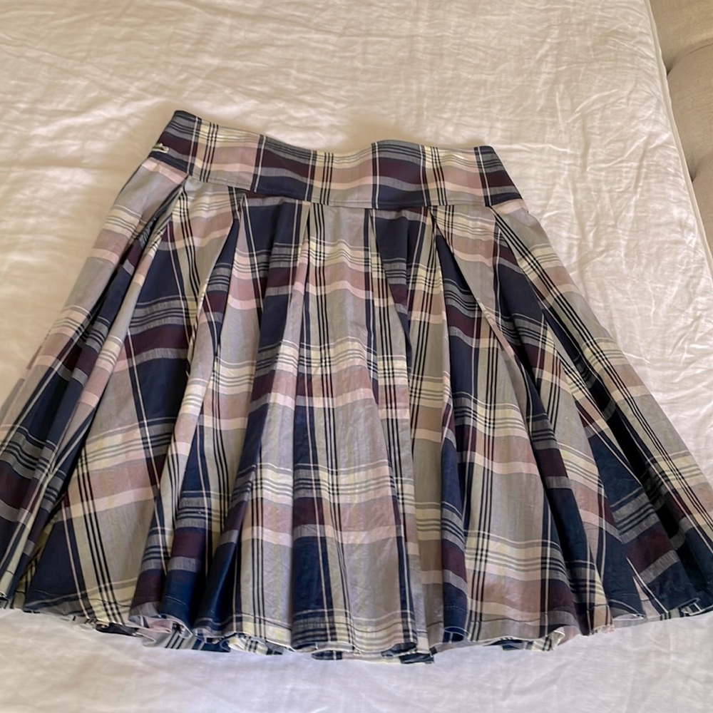 Lacoste plaid skirt